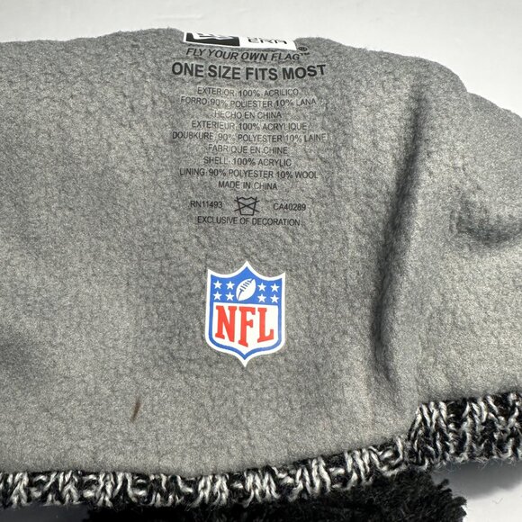 New Era Atlanta Falcons NFL On-Field Pom Knit Beanie Hat One Size Fits Most - Picture 6 of 6